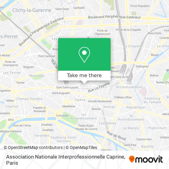 Association Nationale Interprofessionnelle Caprine map