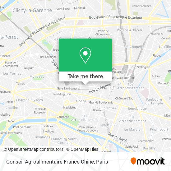 Conseil Agroalimentaire France Chine map