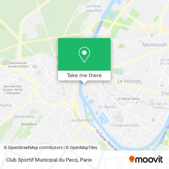 Club Sportif Municipal du Pecq map