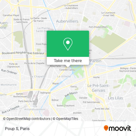 Poup S map