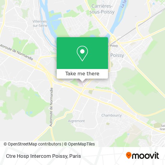 Mapa Ctre Hosp Intercom Poissy