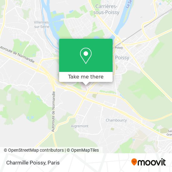 Mapa Charmille Poissy