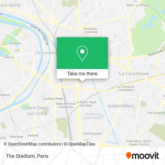 Le Stade map
