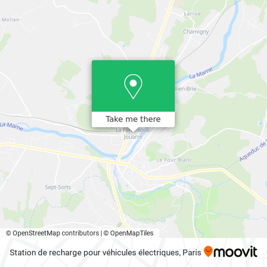 Mapa Station de recharge pour véhicules électriques