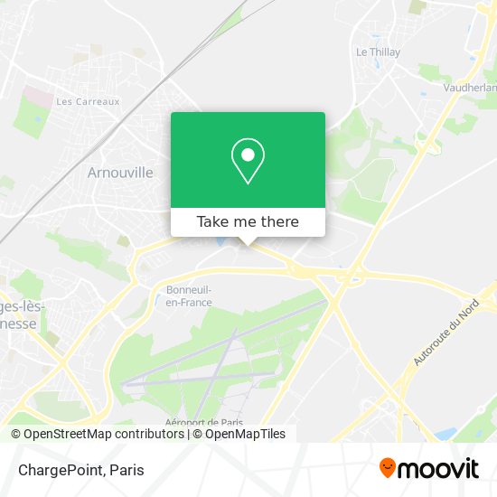 ChargePoint map