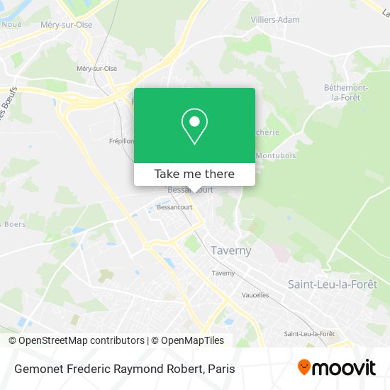 Gemonet Frederic Raymond Robert map