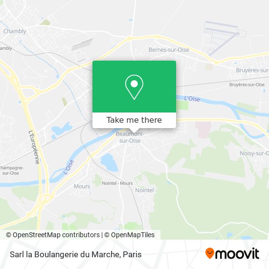 Mapa Sarl la Boulangerie du Marche