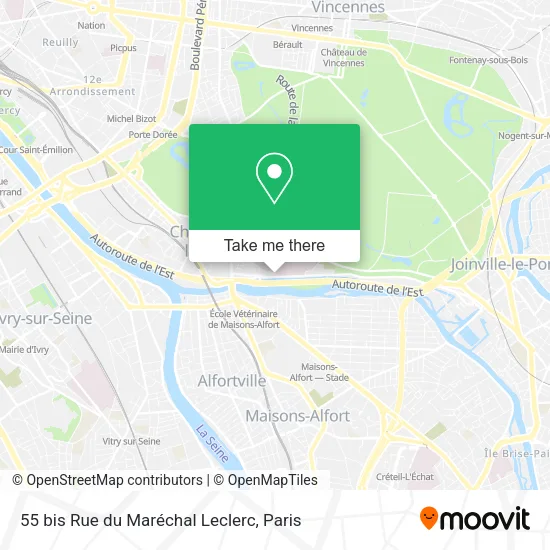 55 bis Rue du Maréchal Leclerc map