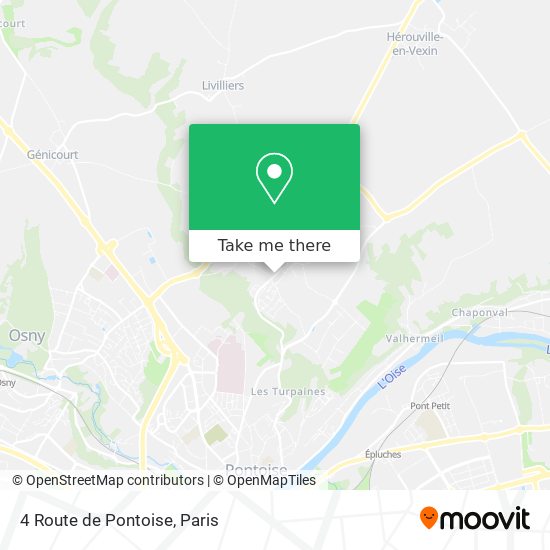 4 Route de Pontoise map