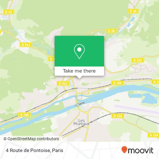 Mapa 4 Route de Pontoise