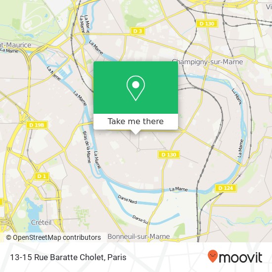 13-15 Rue Baratte Cholet map