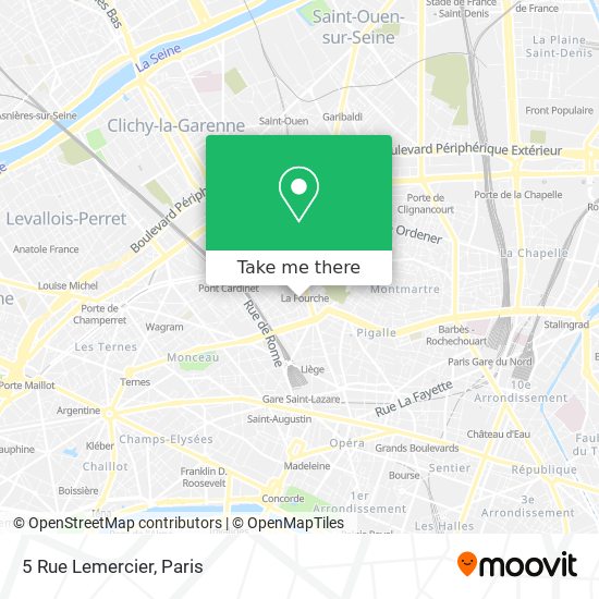 5 Rue Lemercier map