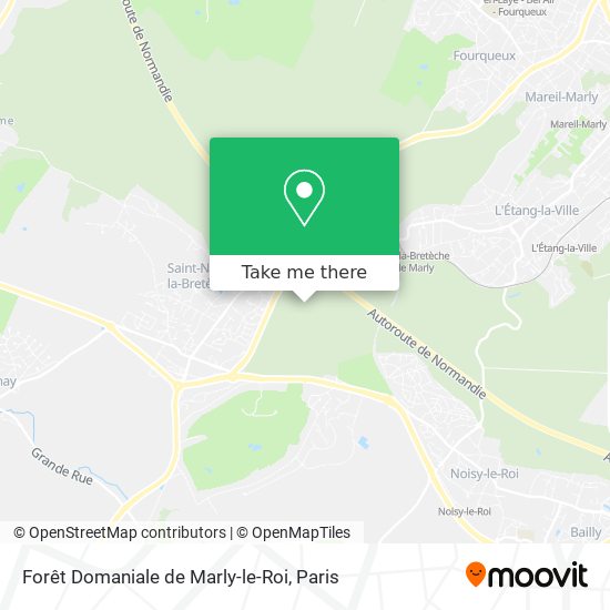 Forêt Domaniale de Marly-le-Roi map