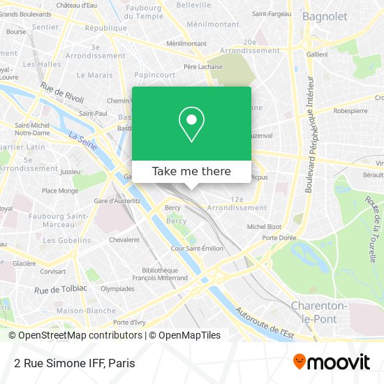 Mapa 2 Rue Simone IFF
