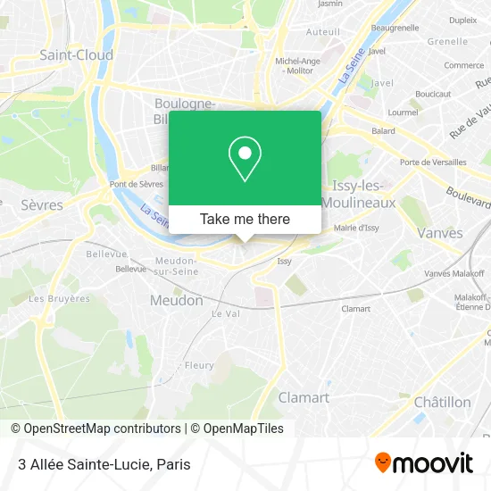 3 Allée Sainte-Lucie map