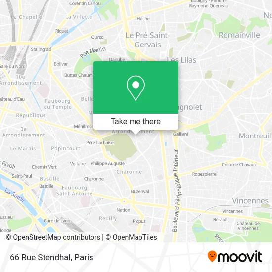 66 Rue Stendhal map