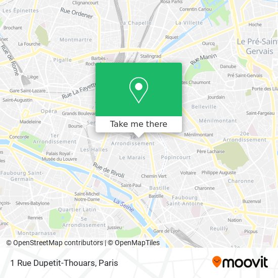 1 Rue Dupetit-Thouars map