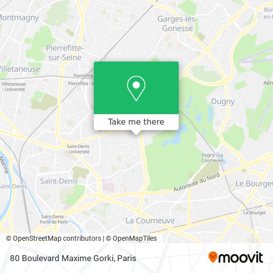 80 Boulevard Maxime Gorki map