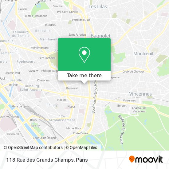 118 Rue des Grands Champs map