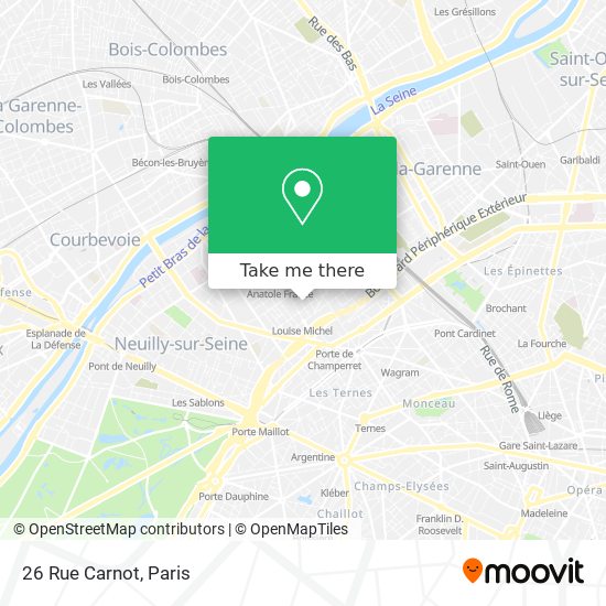 Mapa 26 Rue Carnot