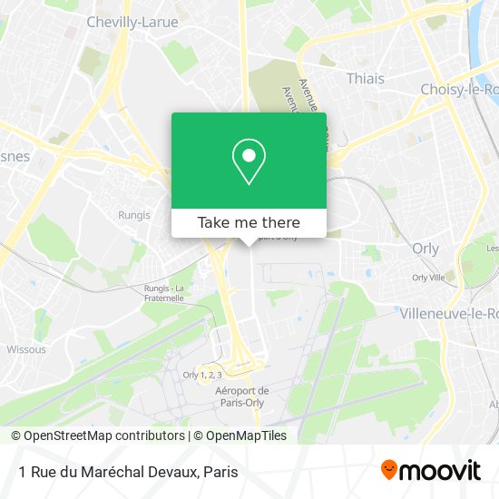Mapa 1 Rue du Maréchal Devaux