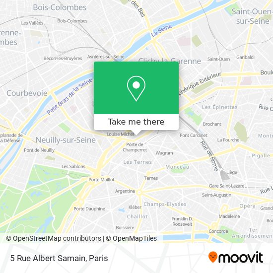 5 Rue Albert Samain map