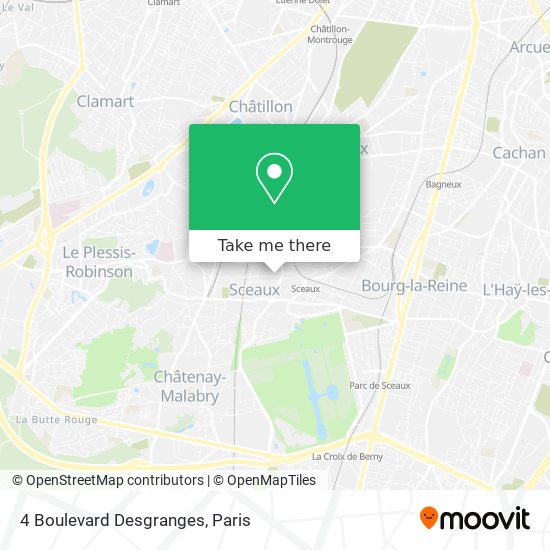 4 Boulevard Desgranges map