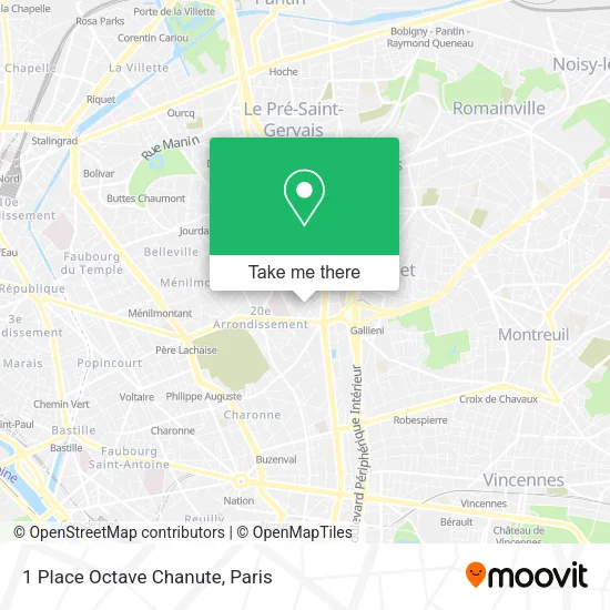 1 Place Octave Chanute map