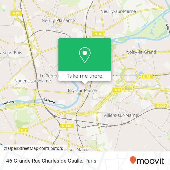 46 Grande Rue Charles de Gaulle map