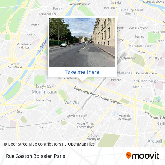 Rue Gaston Boissier map