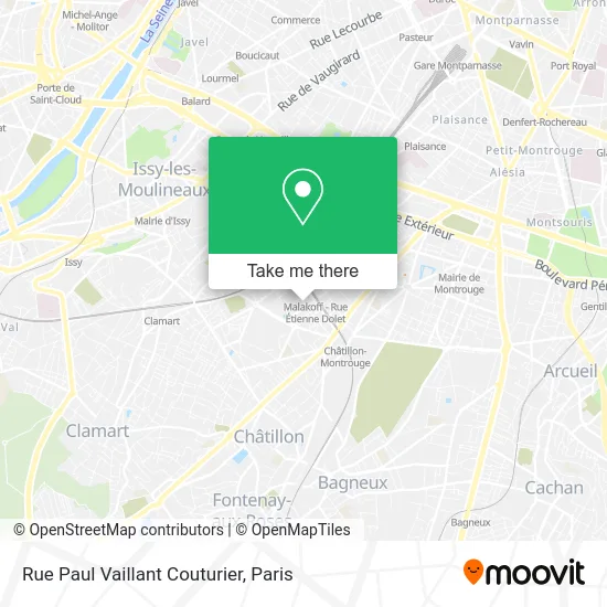 Rue Paul Vaillant Couturier map