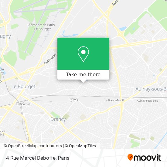 Mapa 4 Rue Marcel Deboffe