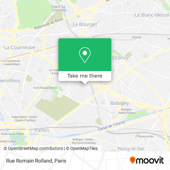 Mapa Rue Romain Rolland