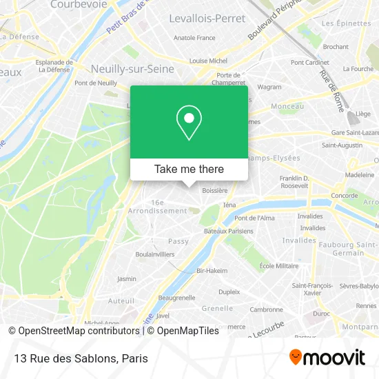 13 Rue des Sablons map