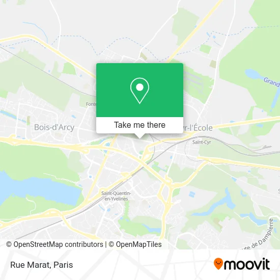 Rue Marat map