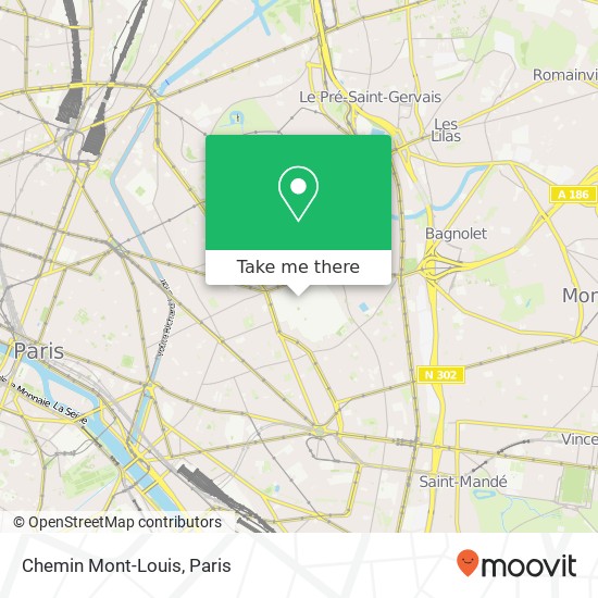 Chemin Mont-Louis map