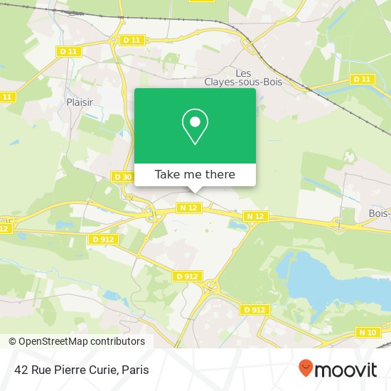 42 Rue Pierre Curie map