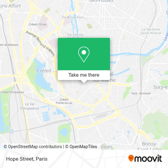 Rue de l'Espérance map