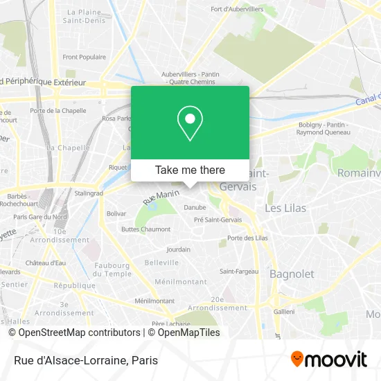 Rue d'Alsace-Lorraine map
