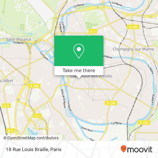 18 Rue Louis Braille map