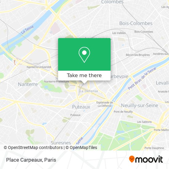 Mapa Place Carpeaux