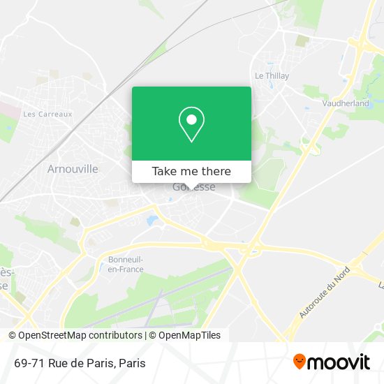 Mapa 69-71 Rue de Paris
