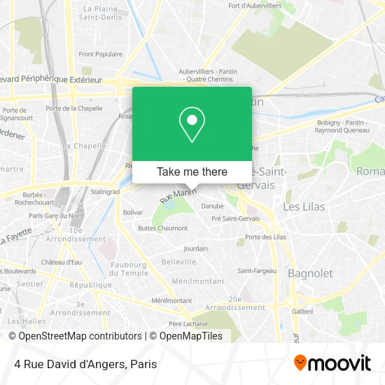 4 Rue David d'Angers map