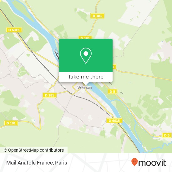 Mapa Mail Anatole France