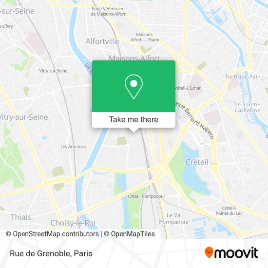 Rue de Grenoble map
