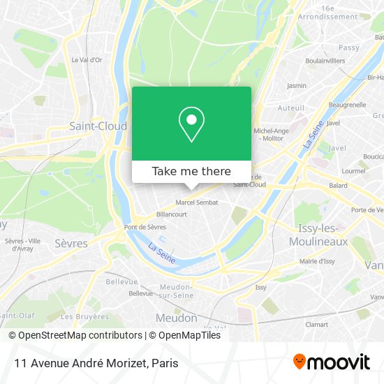 11 Avenue André Morizet map