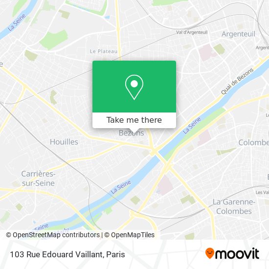 103 Rue Edouard Vaillant map