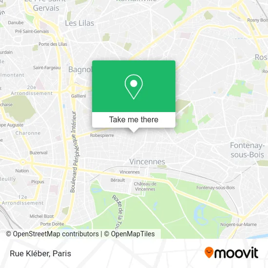 Rue Kléber map