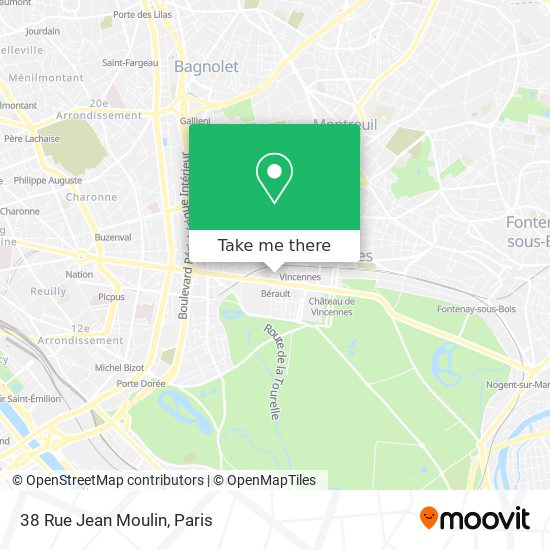 Mapa 38 Rue Jean Moulin