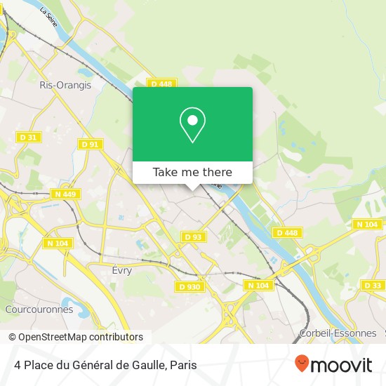 4 Place du Général de Gaulle map